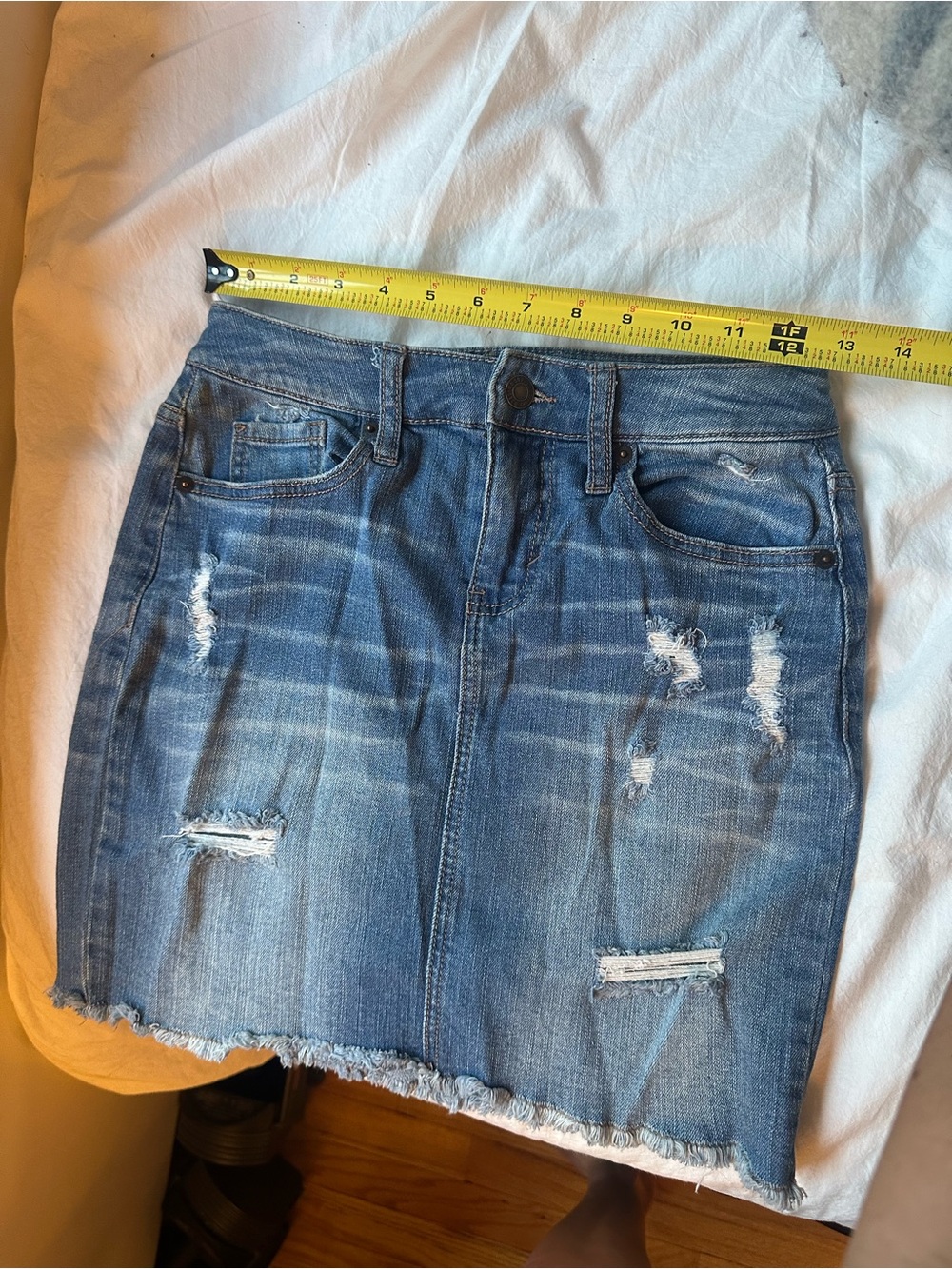 Denim Mini Skirt - Picture 4 of 5